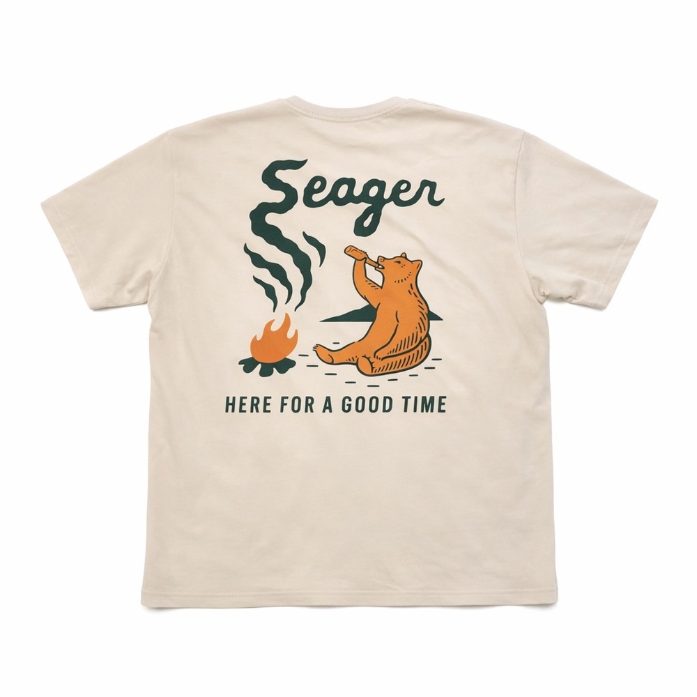 Seager Cream Short Sleeve Tee